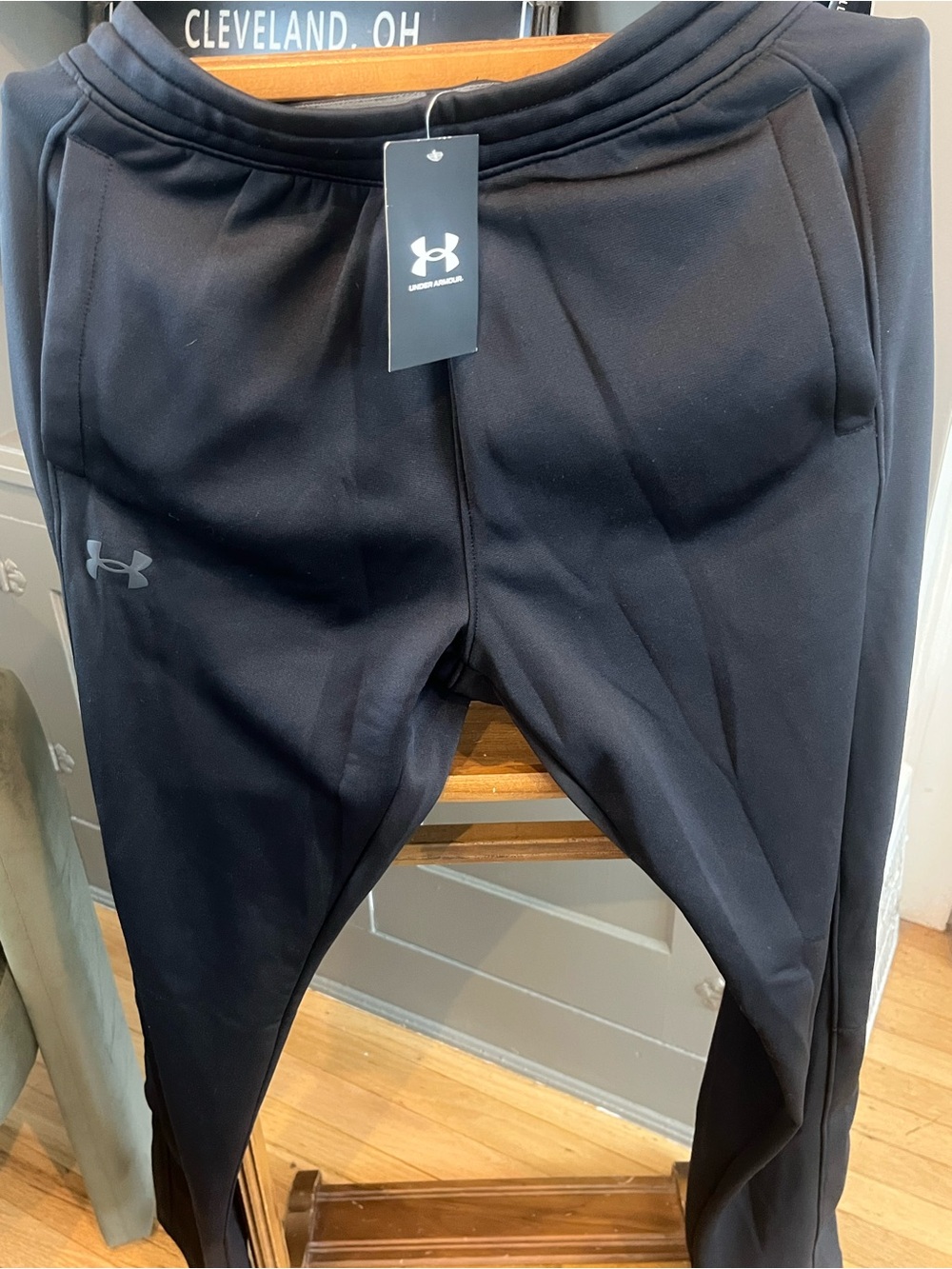 Under Armour Men’s Black Performance Sweatpants with Logo